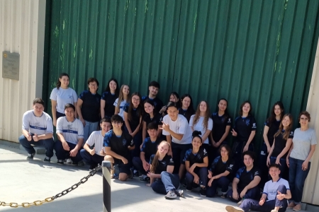 Visita do Colégio Estadual Eron Domingues 