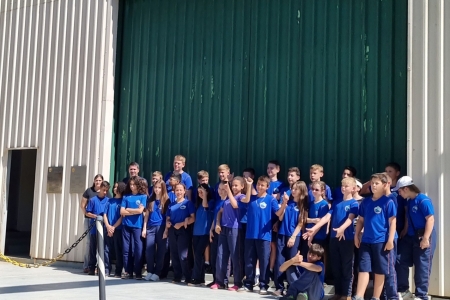 Visita do Colégio Estadual Nilson Franceski