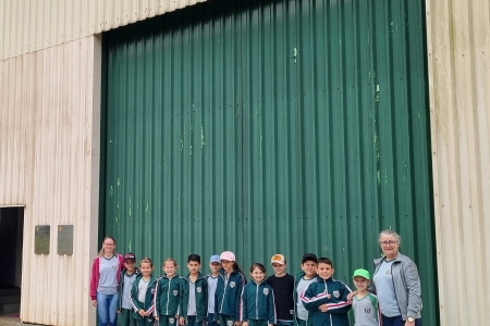 Visita Escola Municipal Profª Julia Wanderley  